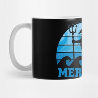 Merdaddy Mermaid Security Merdad Daddy Merman For Fathers Mug